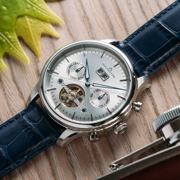 Loyalist Automatic Silver Navy Archetype Watches