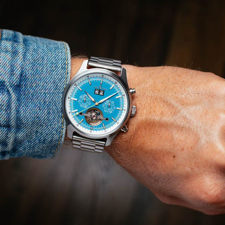 Blackhawk Automatic Calendar Sky Blue