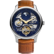Archer Automatic Silver Tan Navy