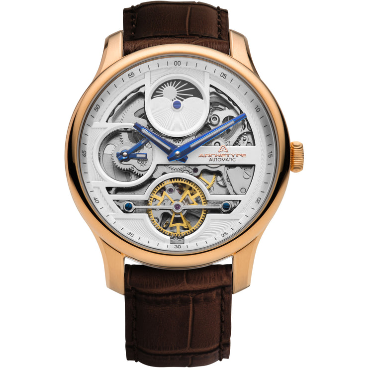Archer Automatic Rose Gold White