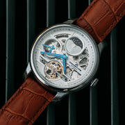 Archer Automatic Silver Tan White