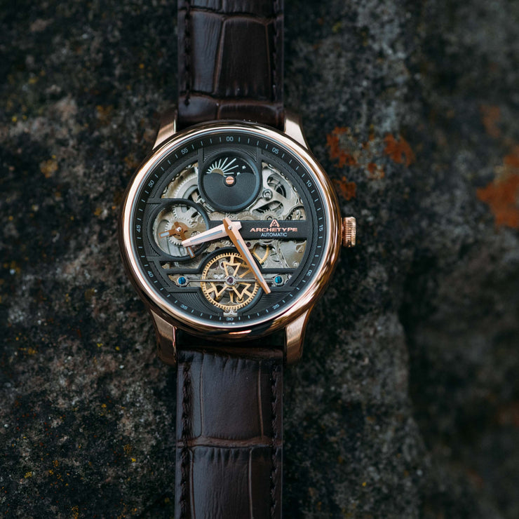 Archer Automatic Rose Gold Brown