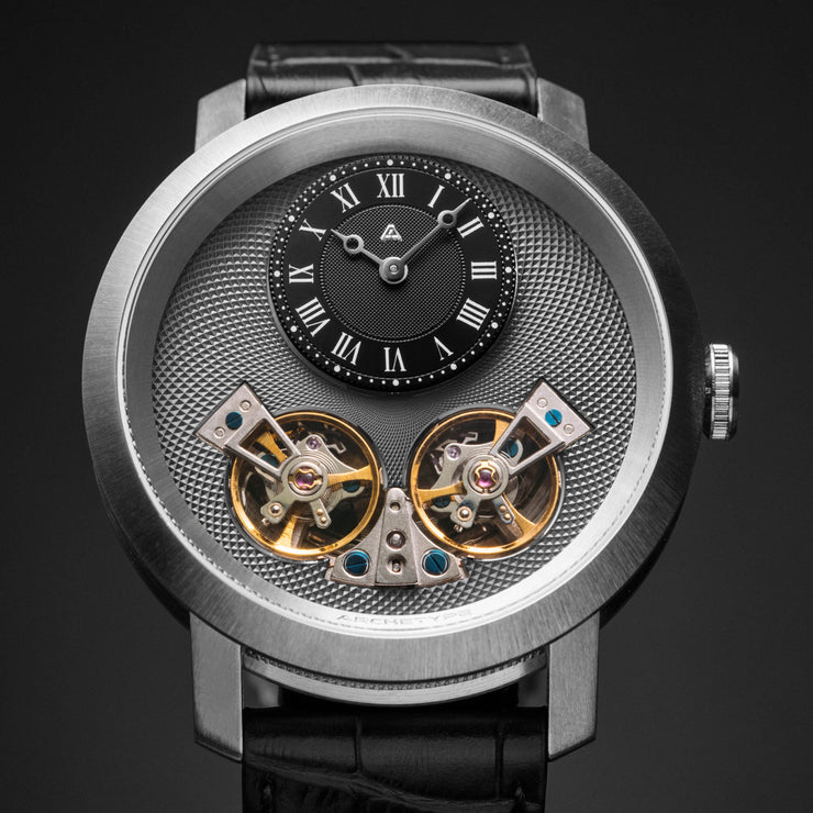 Gunmetal skeleton new arrivals watch