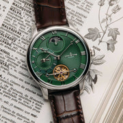 Dorian Automatic Silver Brown Green