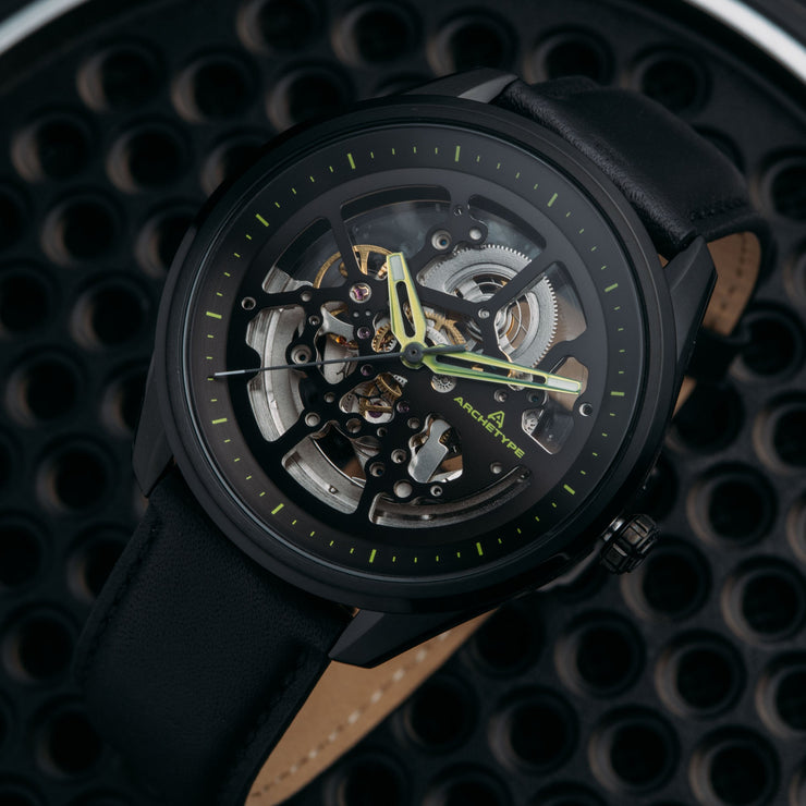 Nemesis Automatic All Black Lime